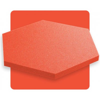 Akustický panel šestiúhelník vodní meloun 50x50 cm tloušťka 3cm hexagon – Hledejceny.cz
