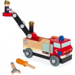 Janod BRICOKIDS Hasičské auto – Zboží Mobilmania