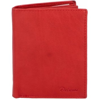 Dámská kožená peněženka Delami Paul červená