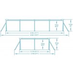 Bestway Steel Pro 4 x 2,11 x 0,81 m 56405 – Zboží Dáma