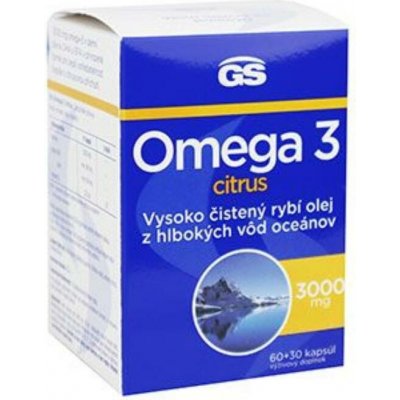 GS Omega 3 Citrus 60 kapslí – Hledejceny.cz