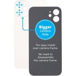 Kryt Apple iPhone 12 Mini Sklo Zadního Housingu se Zvětšeným Otvorem na Kameru červený – Hledejceny.cz