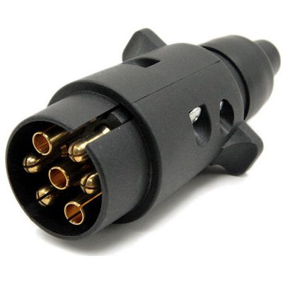 Zástrčka přívěsová - vidlice 7 pin 12V plastová - dělená | Zboží Auto