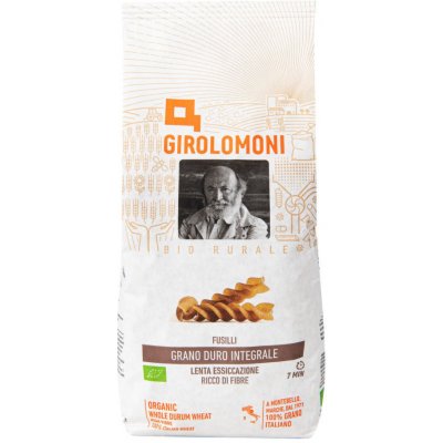Girolomoni těstoviny fusilli celozrnné semolinové Bio 0,5 kg