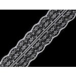 Stoklasa Silonová krajka / vsadka šíře 42 mm bílá – Zboží Dáma