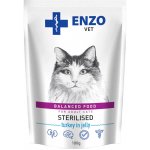 ENZO VET Sterilised dieta pro sterilizované kočky s krůtím masem v želé 100 g – Zbozi.Blesk.cz