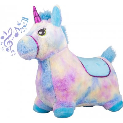 inSPORTline Skákací kůň Beridino se zvukovými efekty modrá – Zboží Dáma