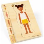 Bigjigs Toys puzzle Anatomie dívka – Zboží Mobilmania