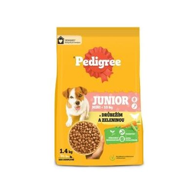 Pedigree Mini Junior drůbeží se zeleninou 1,4 kg – Zboží Mobilmania