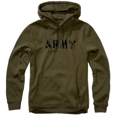 Brandit Mikina s kapucí olivová – Zboží Mobilmania