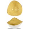 mísa a miska Churchill 1795 Stonecast Mustard Seed Yellow 15,3 cm miska ve tvaru trojúhelníku