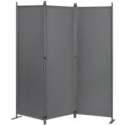 MultiGarden AW-022/3TLG Skládací zahradní a pokojový paraván 3 dílný 167 x 164 cm šedý – Sleviste.cz