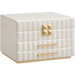 Songmics šperkovnice Anah 3 patra bílá – Zboží Dáma