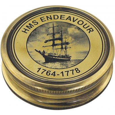 SEA CLUB Kompas mosazný antik HMS Endeavour 8548 – Zboží Mobilmania