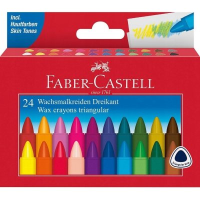 FABER-CASTELL Voskové pastelky 24ks – Zboží Dáma