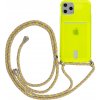 Pouzdro a kryt na mobilní telefon Apple Pouzdro Strap Fluo Apple iPhone 12 Mini Žluté