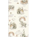 Baby Nellys Kojící polštář Slon a Duha bílý – Sleviste.cz