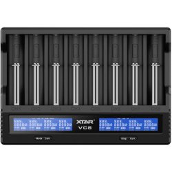 XTAR USB VC8 3.6/3.7V Li-Ion 1.2v Ni-Mh Ni-Cd