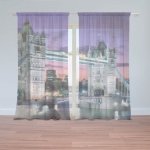 Sablio Záclony Tower Bridge: 2ks 150x250cm – Hledejceny.cz