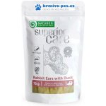 Nature's Protection Dog snack SC králičí uši s kachnou 75 g – Zbozi.Blesk.cz