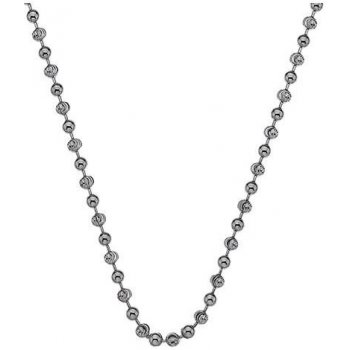 Hot Diamonds Stříbrný řetízek Emozioni Rhod Plated Bead Chain 18 CH016