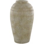 Béžová antik dekorační terakotová váza Lourdes - Ø 26*43 cm - Chic Antique – Hledejceny.cz