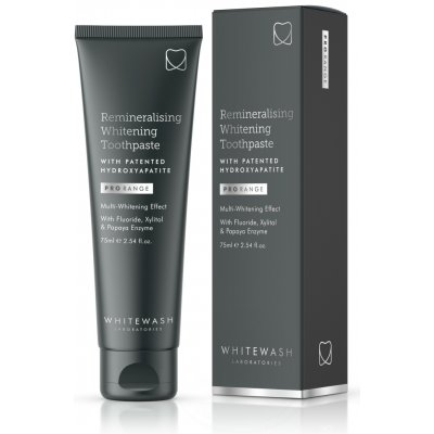 Whitewash Remineralising bělicí pasta pro citlivé zuby Contains Hydroxyapatite Multi-Whitening Effect Helps Prevent Sensitivity 80 ml – Hledejceny.cz