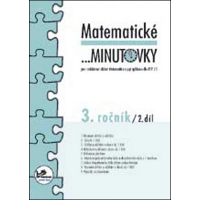 Matematické minutovky pro 3. ročník/ 2. díl - 3. ročník - Hana Mikulenková, Josef Molnár – Hledejceny.cz