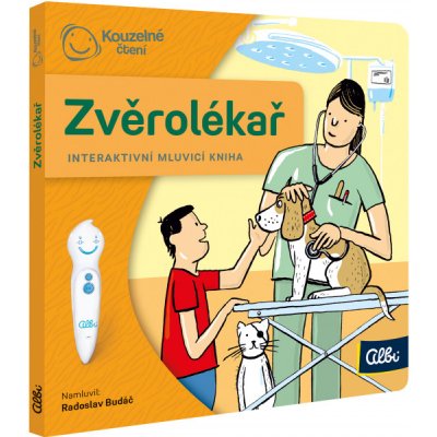 Lola Baby Albi Kouzelné čtení Minikniha povolání Zvěrolékař – Hledejceny.cz