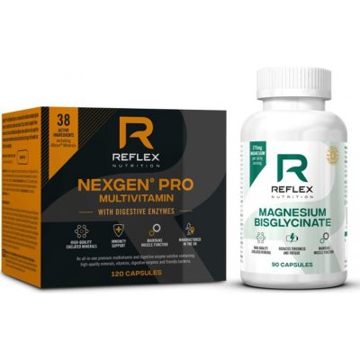 Nexgen® PRO + Digestive Enzymes 120 kapslí + Reflex vitamin D3 100 kapslí