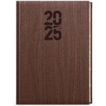 Ctirad Wood A5 denní 2025 hnědá – Zboží Živě