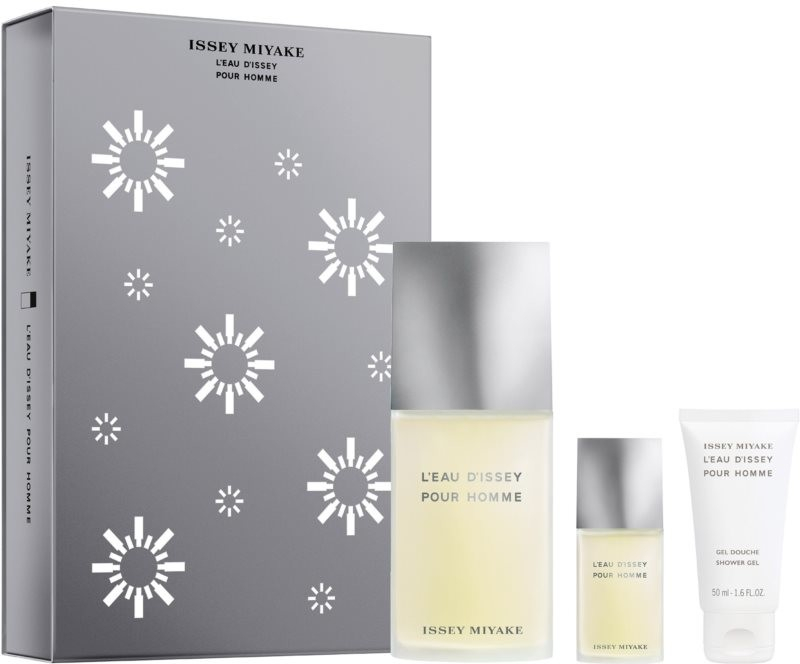 Issey Miyake L´Eau D´Issey Pour Homme EDT 125 ml + EDT 15 ml + sprchový gel 50 ml dárková sada