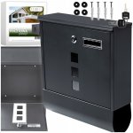 Poštovní schránka se schránkou na noviny SEDDŌ šedá – Zboží Mobilmania