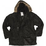 Bunda Mil-tec US pilotní N-3B basic dlouhá černá – Zboží Dáma