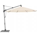 Glatz Boční slunečník Sombrano S+, Glatz, kulatý 400 cm (4m), hliníkový rám antracitový (anthracite), potah polyester 220 g/m2 šedá – Hledejceny.cz