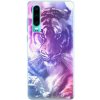 Pouzdro a kryt na mobilní telefon Huawei iSaprio - Purple Tiger - Huawei P30