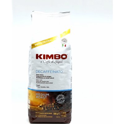 Kimbo Espresso Decaffeinato 0,5 kg – Zbozi.Blesk.cz