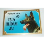 Dafiko Tabulka německý ovčák vlkošedý – Zboží Dáma