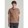 Pánské Tričko Gant SLIM SHIELD SS PIQUE POLO WARM KHAKI