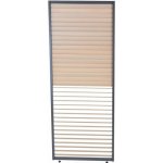 Rojaplast PANEL ZASTÍNĚNÍ WOOD, SKLÁPĚCÍ LAMELY, HORIZONTÁLNÍ 1,3 m pro bioklimatickou pergolu – Zboží Mobilmania