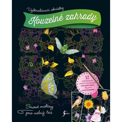 Vyškrabávací obrázky Kouzelné zahrady – Zboží Dáma