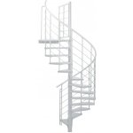 Minka STAIRS Kovové točité schodiště Spino Smart bílé pr. 140 cm – Hledejceny.cz