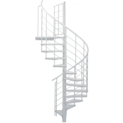 Minka STAIRS Kovové točité schodiště Spino Smart bílé pr. 140 cm – Hledejceny.cz
