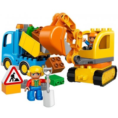 LEGO® DUPLO® 10812 pásový bagr a náklaďák – Zboží Mobilmania