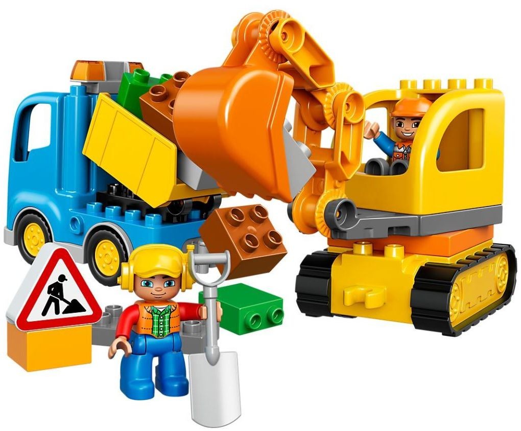 LEGO® DUPLO® 10812 pásový bagr a náklaďák