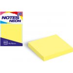 MFP 7500889 bloček samolepící 75x75mm 100 listů žlutý neon – Hledejceny.cz