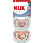 Nuk Dudlík First Choice Night 2 ks Bunny/Sheep – Sleviste.cz