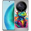 Pouzdro a kryt na mobilní telefon Honor mmCase Gelové Honor Magic 6 Lite 5G - barevný dinosaurus