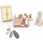 Speedy Monkey Dřevěný nábytek do domečku Ložnice – Sleviste.cz