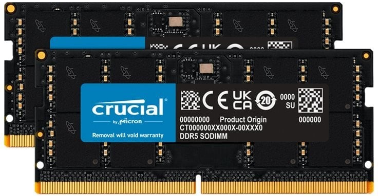 Crucial DDR5 96GB 5600MHz CL46 CT2K48G56C46S5